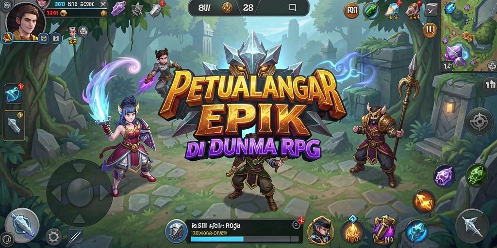 Tampilan gameplay menakjubkan dari 8II yang penuh petualangan.
