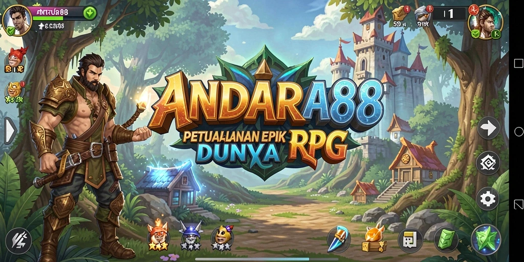 Gameplay RPG ANDARA88 yang seru dan menantang.