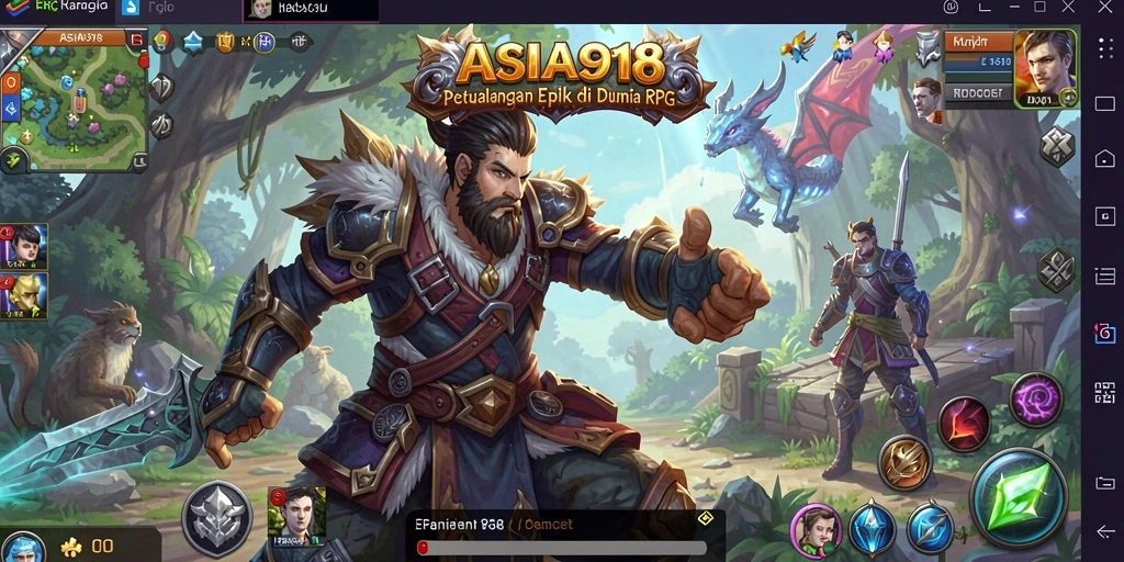 Tampilan gameplay menakjubkan dari ASIA918 yang penuh petualangan.