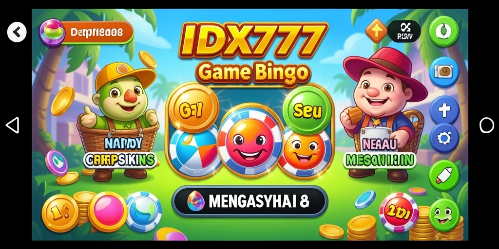 Tampilan gameplay makhluk Bingo yang menarik dan interaktif.