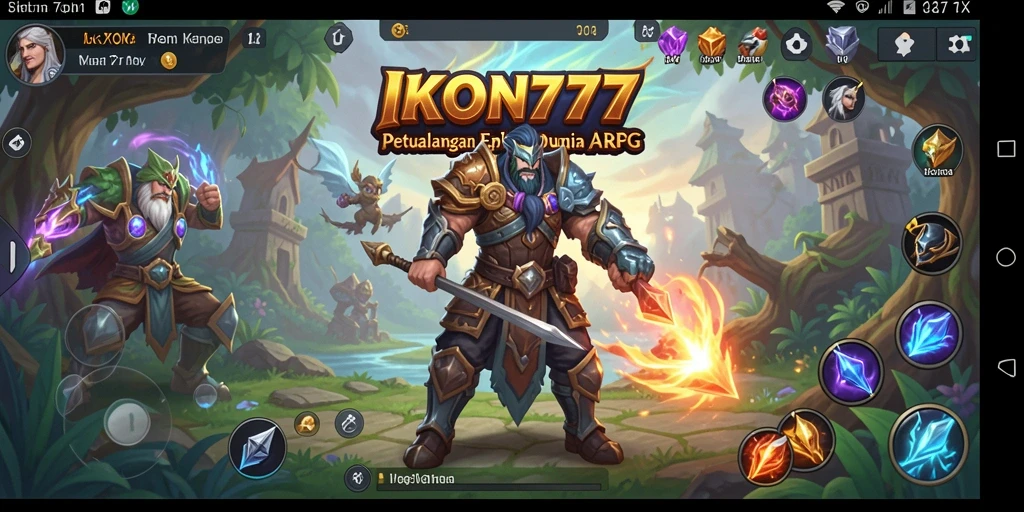 Tangkapan layar gameplay ARPG yang mendebarkan di IKON777.