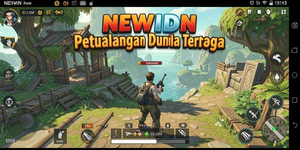 Gameplay <strong>NEWIDN</strong> yang menakjubkan dalam dunia terbuka.
