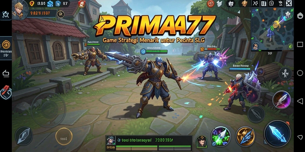 Tampilan gameplay menarik di PRIMA77 dengan aksi strategi yang intens.