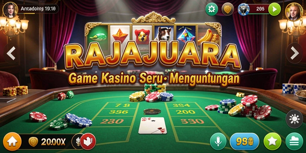 Tampilan menarik dari gameplay RAJAJUARA yang penuh ketegangan.