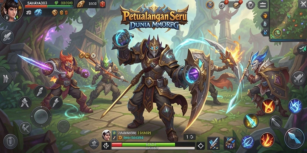 Screenshot gameplay SAVAYA303 yang menunjukkan pertempuran seru.