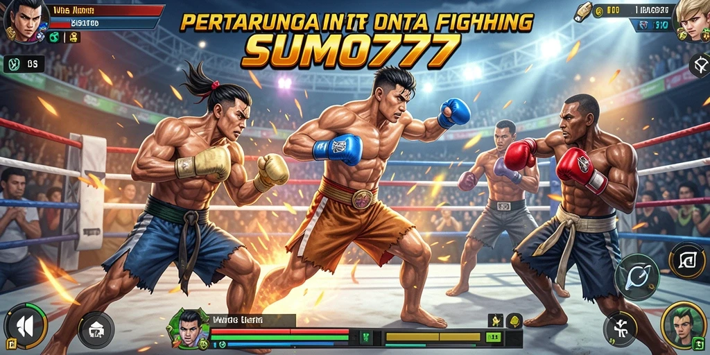 Gameplay seru dalam pertarungan menegangkan di SUMO777.