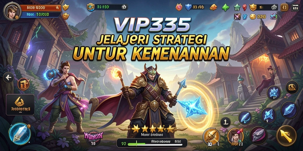 Screenshot gameplay VIP333 menampilkan pertempuran strategi yang mendebarkan.