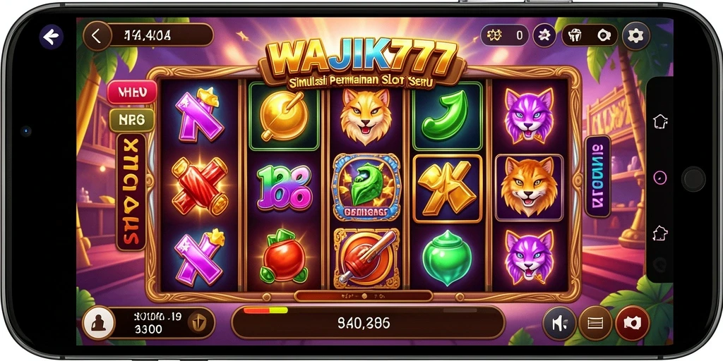 Tampilan gameplay yang menawan dari WAJIK777 dengan mesin slot yang menarik.